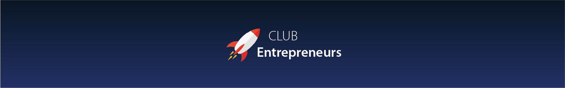 Bannière de présentation de Club entrepreneur